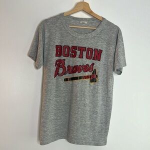 Boston Braves vintage single stitch tshirt size large